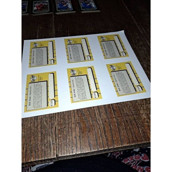 Vintage Lot 6 1990 JR Maxx Jake Arute Sportscaster Trading Card #160 - Picture 2 of 2